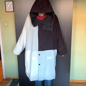 Black and White Jil Sander Coat
